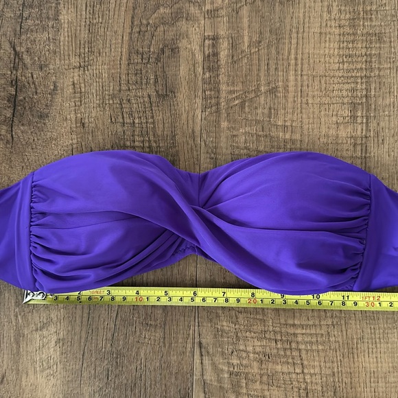 Size Small bikini top and bottoms Xhilaration leopard bottoms & ABS purple top - Picture 7 of 10